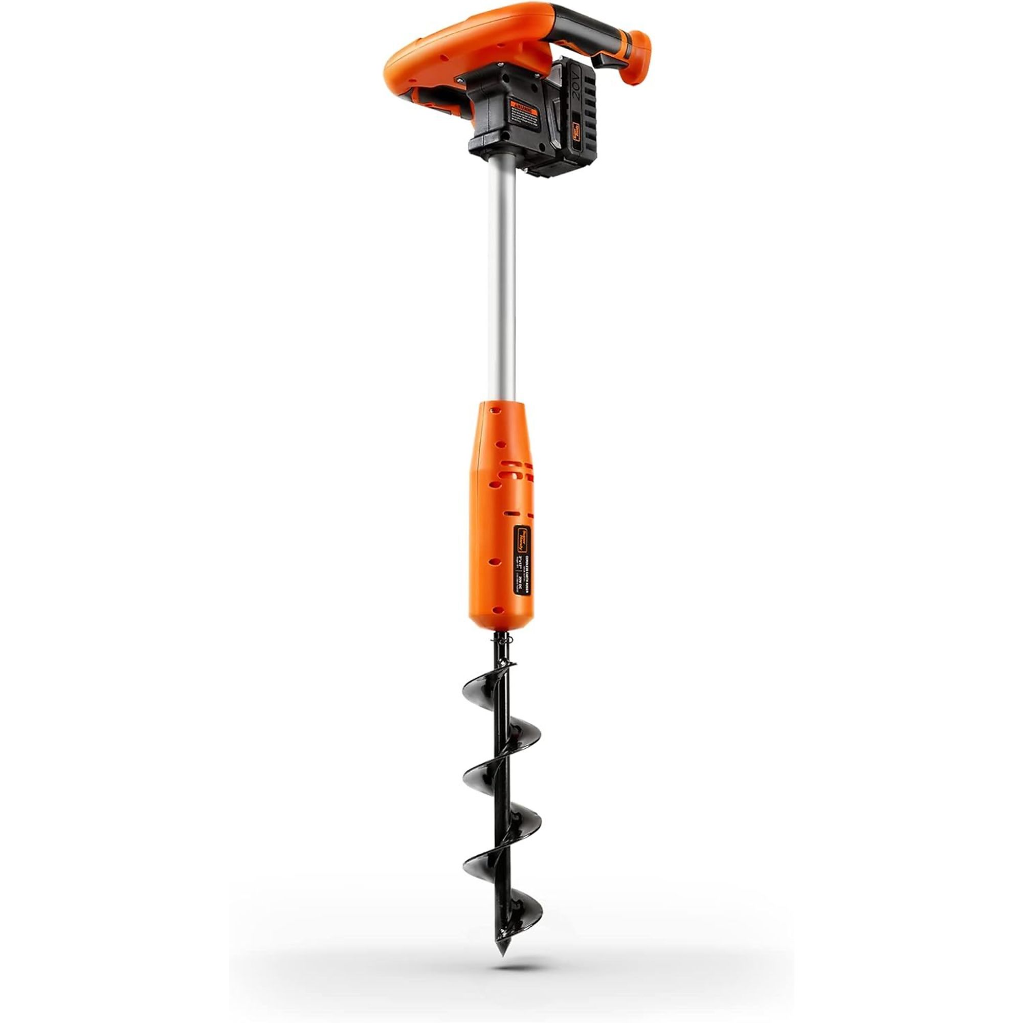 SuperHandy, Earth Auger Electric Power Head w/Auger Bit, Auger Bit Diameter 3 in, Auger Bit Length 12 in, Model# TRI-GUT141